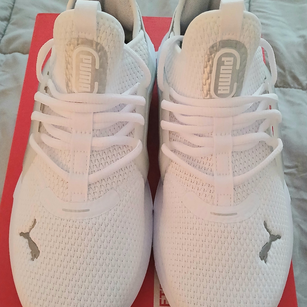 Puma White Athletic Sneakers
